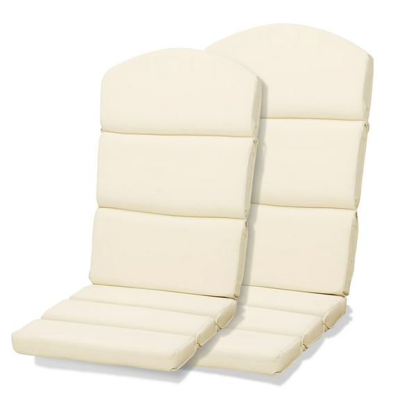 Aoodor Outdoor Adirondack Chair Cushions Set of 2, Water Resistant High Back Patio Rocking Chair Cushion