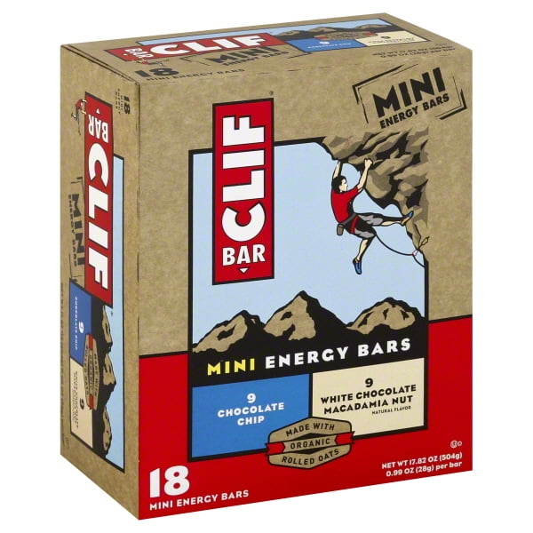 CLIF Bar Mini Energy Bars Variety Pack, 1 oz, 18 count