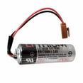 thumbnail image 6 of 4Pc Toshiba ER17500V 3.6V PLC Battery, Digital Control  Battery+ Brown Plug, 6 of 6