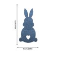 thumbnail image 3 of Fiudx Monedero de Conejito de Pascua, Diseño de Clip para Billetes de Conejito, Regalo Festivo y Práctico, Decoración Perfecta para Canastas de Pascua, Recuerdo para Adultos, Tamaño Billetera 5X, Div, 3 of 5