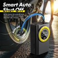 thumbnail image 2 of Car Tire Inflator Portable Air Compressor, Vehicle Pump with Digital Pressure Gauge LED Light, Cordless Automotive Tires Inflation Pump, Universal for Motorcycles Bikes -, 2 of 6