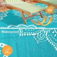 thumbnail image 4 of Yamaziot Waterproof Outdoor Rug 6x9 ft, Reversible Plastic Straw Rug for Patio Clearance, Camping, RV Mat, Large Outside Rug Carpet for Por, 4 of 7