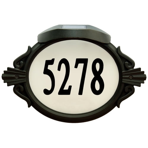 Enviromate Products Designer's Choice 1-Line Wall Address Plaque by Enviromate Products