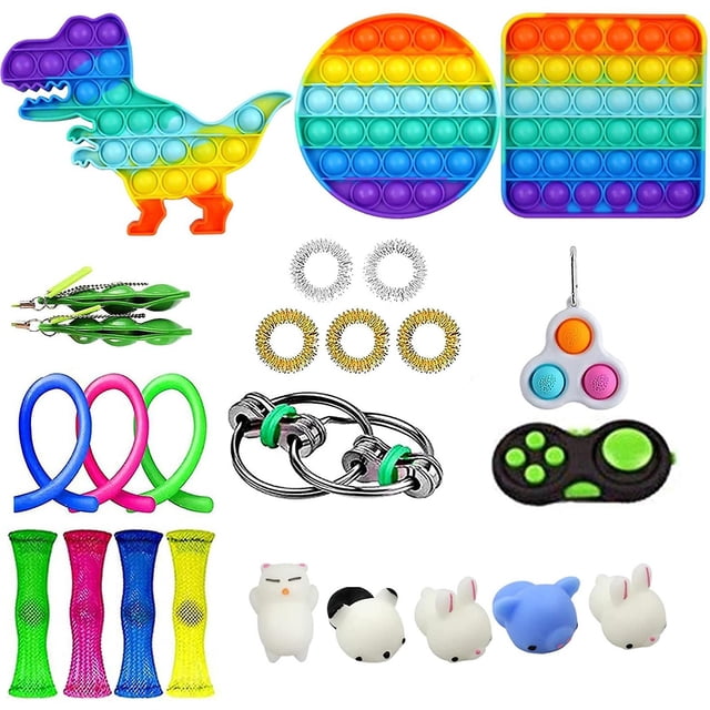 Juguete sensorial Push Bubble Fidget para aliviar el estrés del autismo