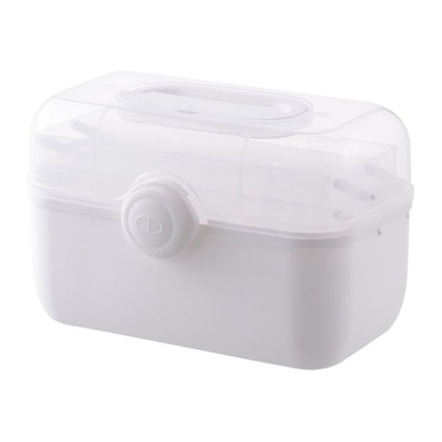Guardoinrt Storage Box Sturdy And Durable Construction For Long-lasting Portable white large 1Set