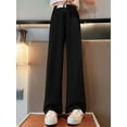 thumbnail image 7 of SNKSDGM Back-to-School Girls Corduroy Pants High Waist Wide Leg Casual Trousers with Pockets Soft Comfortable Ribbed Knit Long Bottoms for Kids, 7 of 7