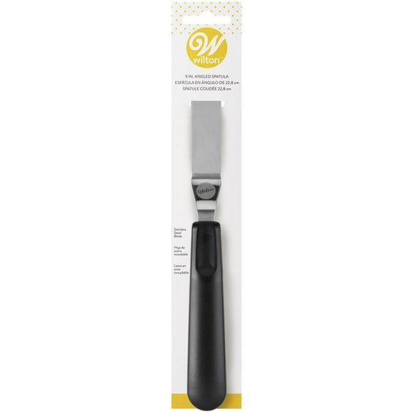 Spatule coudée noire Wilton 22,8 cm (9 po)