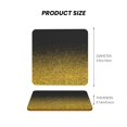 thumbnail image 5 of Xecao Gold Glitter Gradient for MDF Cork Coaster 4 Pcs,Drink Coasters,Suit for House Warming Gifts New Home ,Coffee Table Decor-Square, 5 of 7
