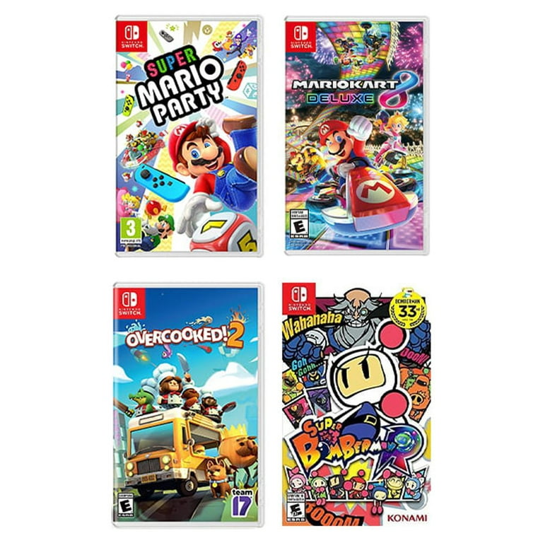 Nintendo Switch w/ Gray Joy-Con + Mario Kart 8 Deluxe (Full Game Download)  - Switch