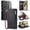 Black, variant on ELEHOLD for Samsung Galaxy S23 Ultra Case, Full Body Protection Crossbody Flip Zipper Credit Card Slot Wallet Case Kickstand Shockproof Leather Case with Shoulder Strap and Wrist Strap, Black