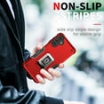 thumbnail image 4 of TJS for Samsung Galaxy S22 Phone Case, [Military Grade] Heavy Duty Protective Cover, Magnetic Support Ring Kickstand Case for Samsung S22 (Red), 4 of 8