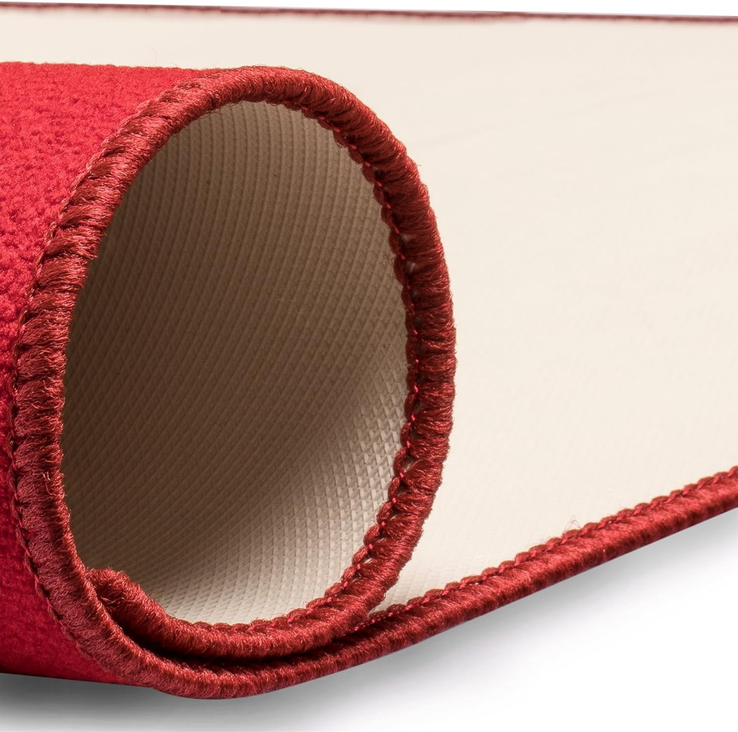Multi-Purpose Table Cover for Mahjong, Poker, Card Games, Board Games, Tile Games, and Dominoes - Vibrant Red, 31.1 Inches
