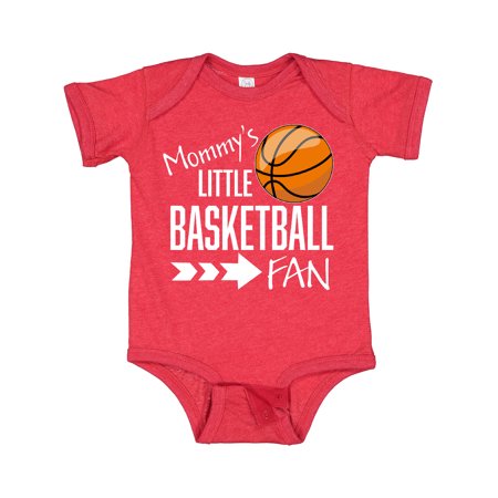 

Inktastic Mommy s Little Basketball Fan Gift Baby Boy or Baby Girl Bodysuit