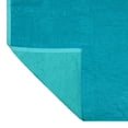 thumbnail image 2 of Mainstays Solid Reversible Beach Towel, Green/Sky, 1 Piece, 36" x 72", 2 of 7