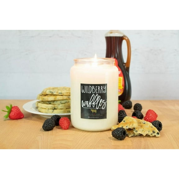 Milkhouse Candles 26 Ounce Jar Candle - WILDBERRY WAFFLES