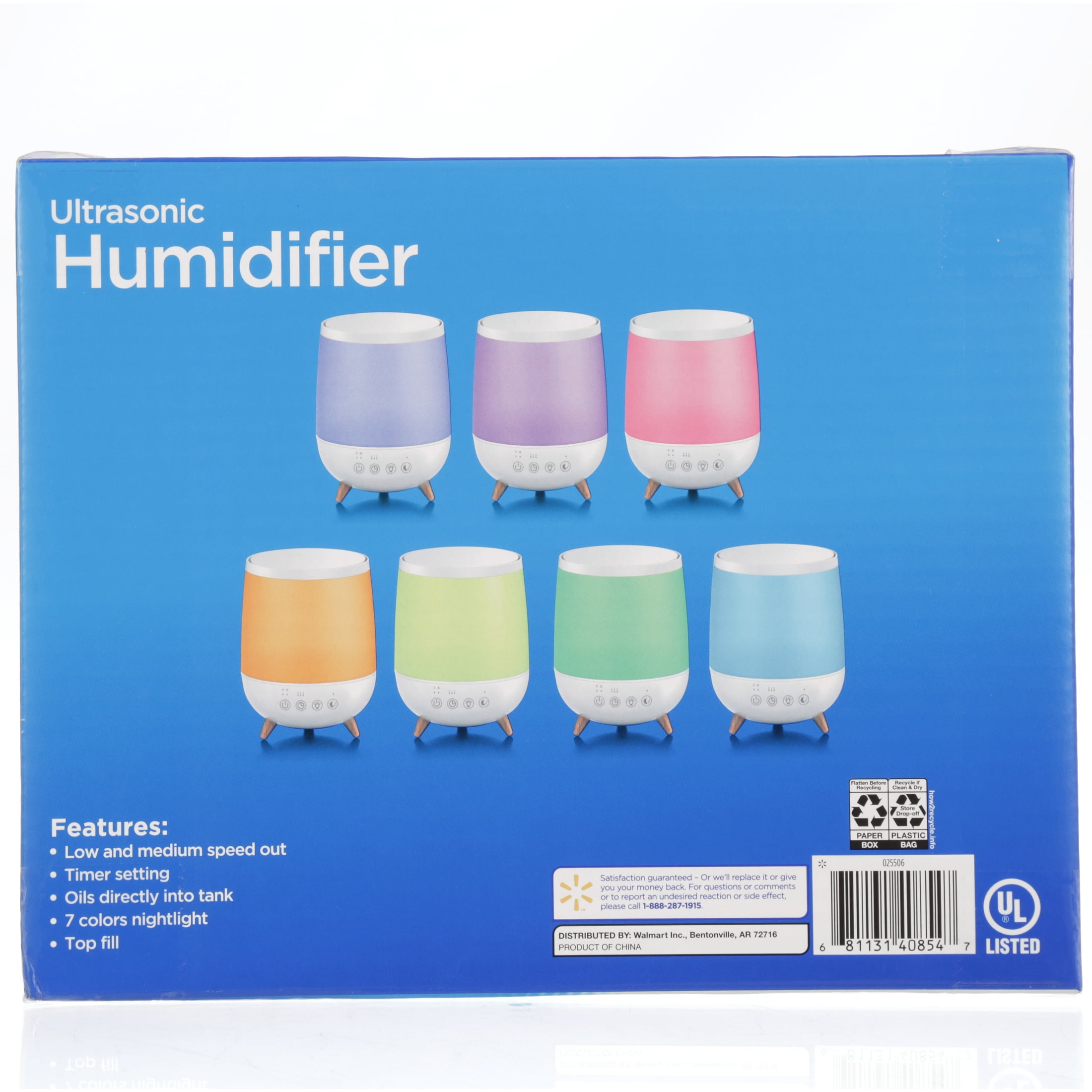 Equate Ultrasonic Humidifier, Diffuser, Cool Mist, Nepal Ubuy