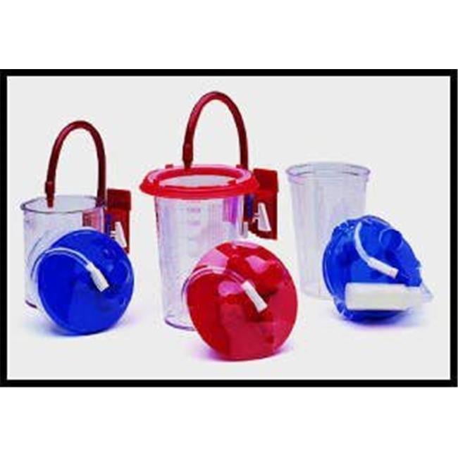 243809EA 1200 ml ShutOff Valve & Locking Lid MediVac Guardian