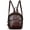 Coffee, variant on Genuine Leather Small Backpack Purses Women Knapsack Retro Leather Rucksack