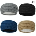 thumbnail image 3 of Bangcool Women Winter Headbands Soft 4PCS Cable Knit Stretch Headbands Knitted Headwraps, 3 of 8