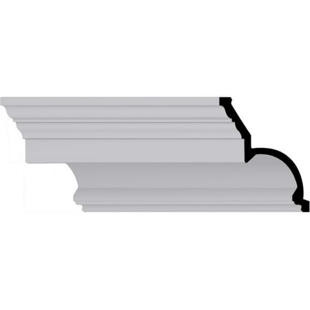 8 1/4"H x 6 5/8"P x 10 5/8"F x 94 1/2"L, Foster Traditional Crown Moulding
