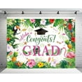 thumbnail image 3 of Hawaiian Luau Graduation Party Decorations Backdrop Summer Tropical Congrats Grad Graduation Banner Sign for Class of 2024 Hawaiian Aloha Luau Graduation Party Decor Backdrop, 3 of 5