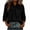 Black, variant on Women's Bow Tie Knot Mock Neck Short Sleeve Elegant Workwear Business Dressy Casual Blouse Shirt Top Black,M
