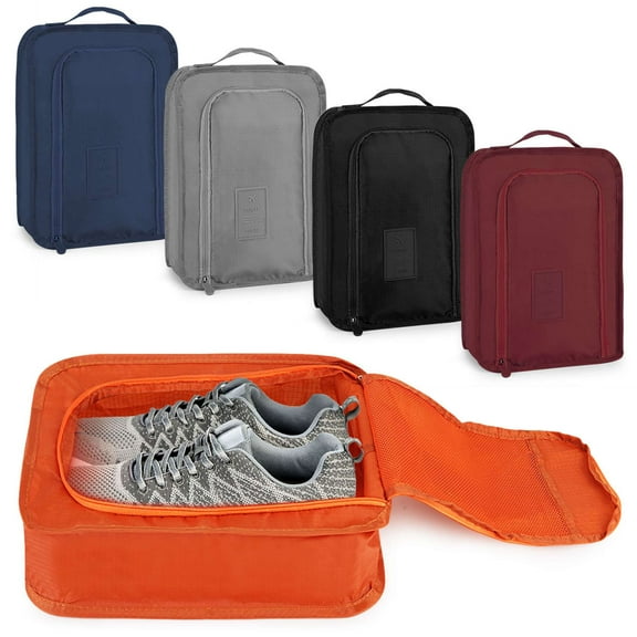 Spencer 3 Pack Waterproof Travel Shoe Bags Foldable Shoe Storage Organizer Shoe Pouch with Zipper for Men and Women