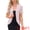 Light Pink, variant on DARING DIVA Women's Short Sleeve Crochet Open Front Knit Cardigan Shrugs XS Light Pink