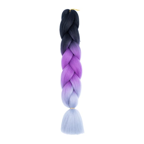100 g cada una. Cabello sintético para trenzas de 24 pulgadas, resistente al calor, versátil para trenzas de ganchillo y extensiones de cabello