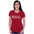 thumbnail image 3 of Bacon Meat Lover Sweats Carnivore Womens Fitted Plus Size Graphic Tee Brisco Brands 2X, 3 of 4