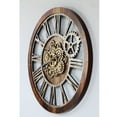 THE GEARS CLOCK Wall Clock with Real Moving Gears AMLI_ 36 in Round