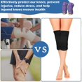 thumbnail image 3 of Genouillères de Protection pour Volleyball Danse Basketball Course Football Jogging Cyclisme Noir, Taille m, 3 of 5