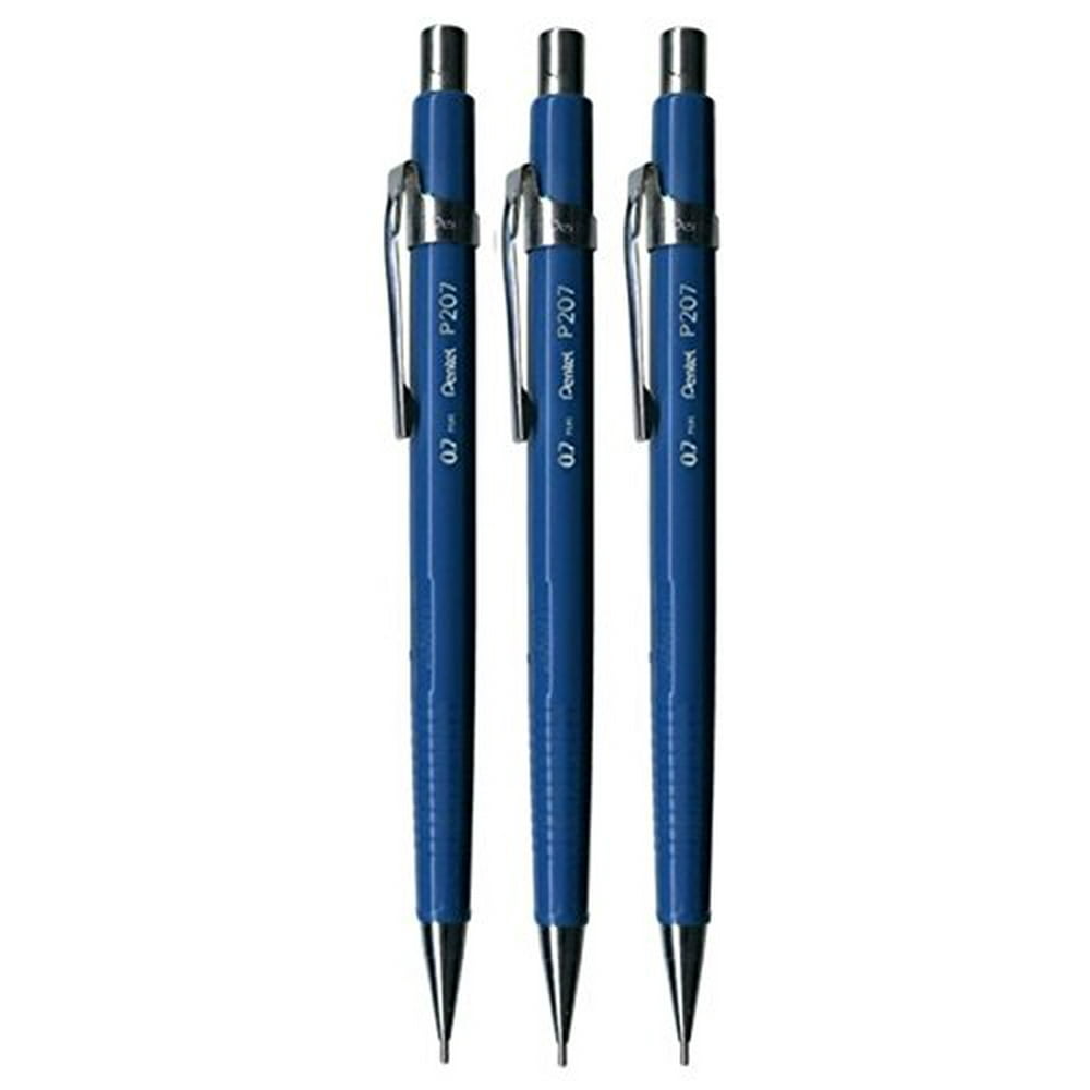 Pentel 0.5mm (P207C) Blue P200 Series Automatic Mechanical Drafting