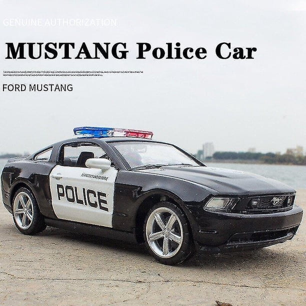 Coche de aleación a escala 1:32 Ford Shelby Mustang GT350 Police 2006