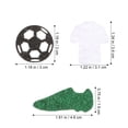 thumbnail image 2 of 50 lentejuelas brillantes para fiesta de fútbol, decoración para casa, oficina, bar y club., 2 of 7