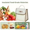 thumbnail image 5 of Dmlowu Lunch Box for Women Men, Thermal Insulated Lunch Bag with Handle, Portable Reusable Cooler Tote Bags for Office Car Picnic Camping Outdoor, 5 of 7