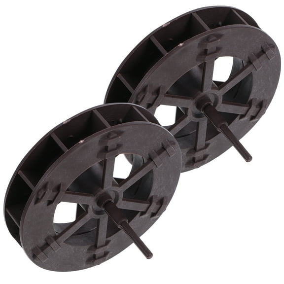 2 Pcs Outdoor Fountain Micro Water Wheel Office Decor