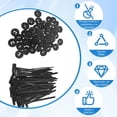 thumbnail image 3 of Hebilla Universal de Nailon para Bridas, 100PCS Cinchos de Plastico, Bridas de Plastico Autobloqueantes, Sinchos para Tolvas de Alta Resistencia para Reparación de Automóviles, Hogar, Exterior, 3 of 4