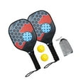 thumbnail image 4 of koolsoo Wood Pickleball Paddles Kit Portable Beginner Racket for Child, Teens and Adults Red, 4 of 9
