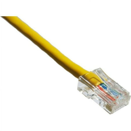 UPC: 0841280194122 | Axiom 200FT CAT6 550mhz Patch Cable Non-Booted (Yellow)  TAA Compliant