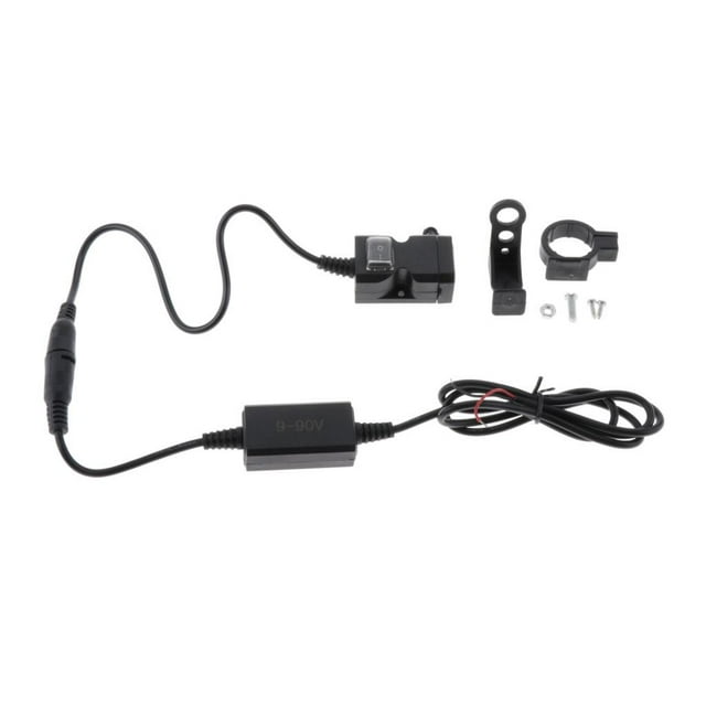 Puerto de alimentación USB de Doble Puerto Macarena Adaptador de teléfono con manillar USB