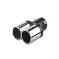 thumbnail image 1 of Tubo De Escape De Coche Silenciador Puntas De Acero Inoxidable Plata Negro, 1 of 3