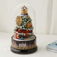 thumbnail image 3 of Creative DIY Dollhouse Miniature with Rotate Music Box Dust Cover LED Light (Icy World), 3 of 14