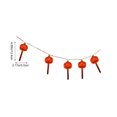 thumbnail image 2 of Halloween String Lights 59.06 in Multicolor Spherical LED Battery Operated Spooky Fairy Lights for Indoor Outdoor Yard Fence Party Decoration, 2 of 6