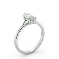thumbnail image 2 of Dash Jewel 2.1 Ct Marquise Cut Lab Created Diamond Engagement Ring - 14K White Gold Plated Split Shank Wedding Ring - Classic Proposal Gift, 2 of 4