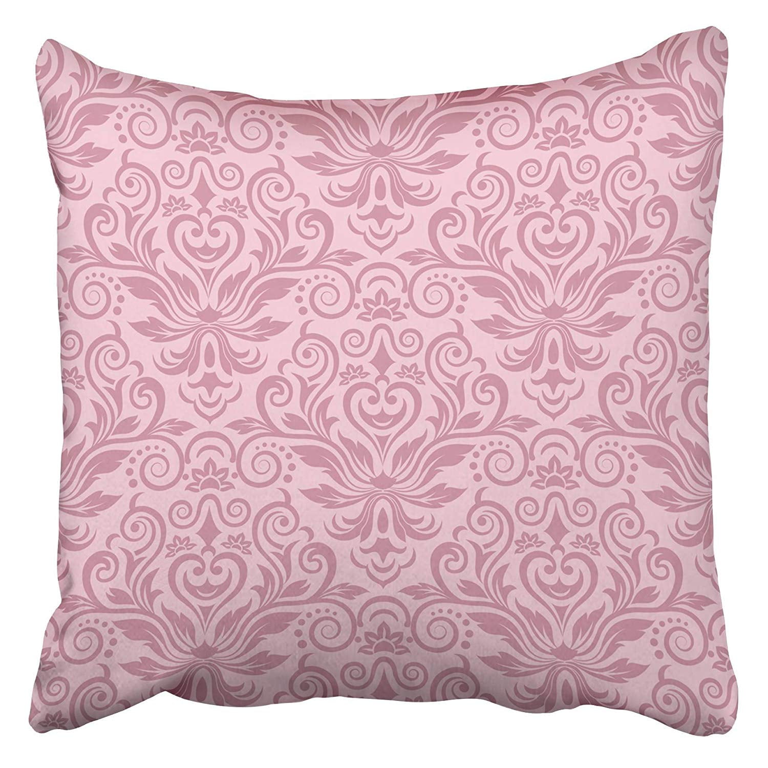Damask Cushion Cover Gift Designed Throw Pillow Case Cover Cushion 18 x 18 Inch