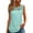 Mint Green, variant on ZyeKqe Tank Tops for Women Summer Loose Fitted Flowy Tunics Scoop Neck Lace Sleeveless Tops