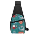 thumbnail image 4 of Xecao's Medical Elements Print Sling Bag: A Versatile Chest, Shoulder, and Crossbody Backpack for Casual Days Out, Perfect for Both Men and Women, 4 of 6