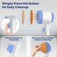thumbnail image 3 of Dlopede Pet Steam Brush, 3-in-1 Steam Grooming Brush, Softens Fur & Reduces Static, Remove Tangled Loose Hair, Ideal for Long Short Hair and Bath-Hating Pets,  for Shedding Massaging Grooming., 3 of 8