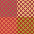 thumbnail image 1 of Ahgly Company Machine Washable Indoor Square Transitional Orange Area Rugs, 4' Square, 1 of 7